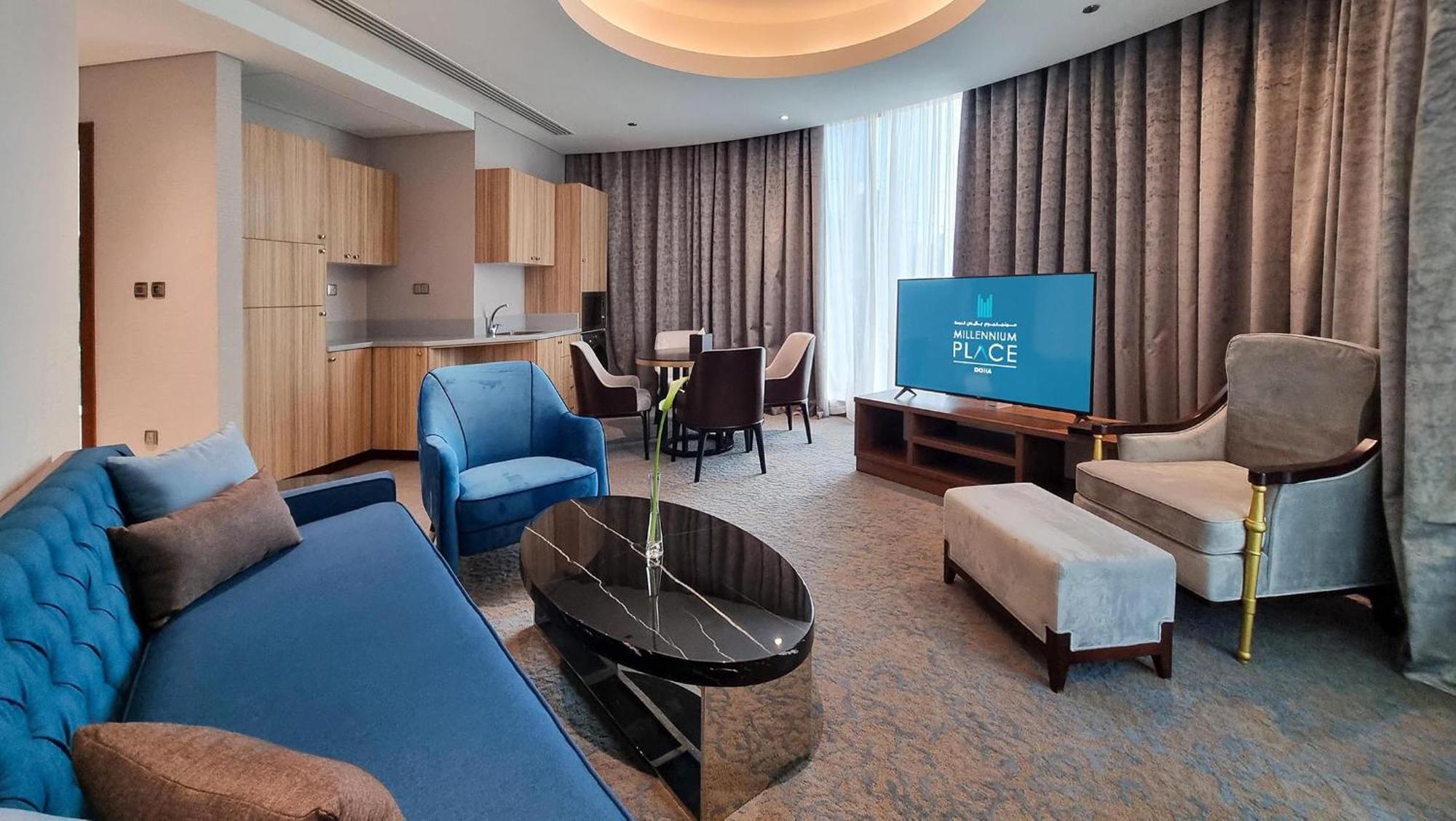 Millennium Place Doha Eksteriør billede A suite at the hotel